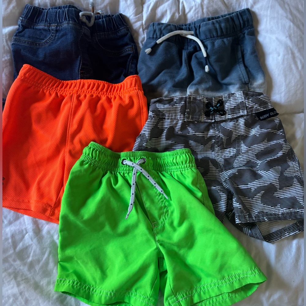 24 mo / 2T toddler shorts LOT 5 pairs